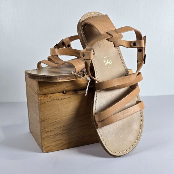 Seychelles Shoes - Seychelles Upcycle Vacchetta Strappy Leather Sandals Women’s 8